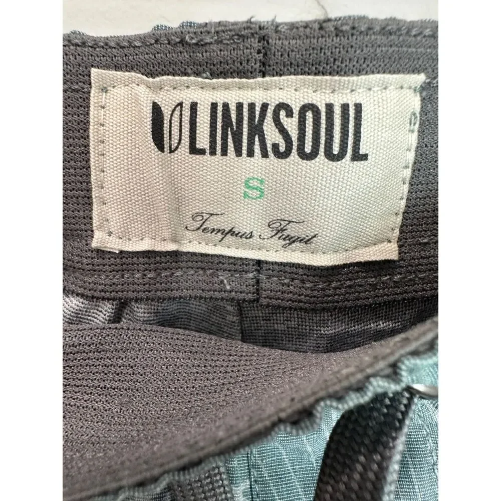 Linksoul Men's Golf Lounge Athleisure Vacation Lined Tropical Storm Shorts S